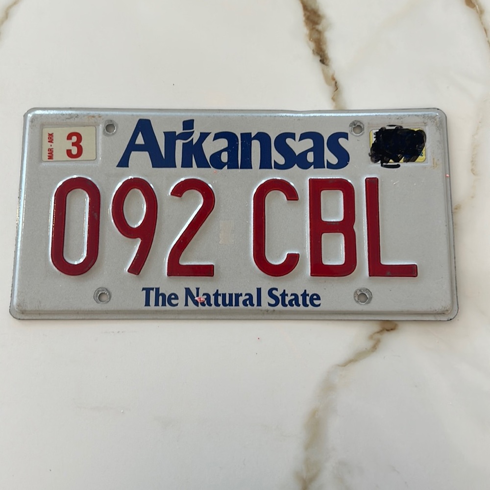 ARKANSAS License Plate